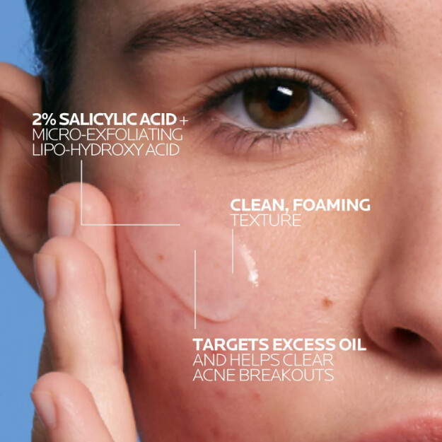 effaclar gel limpiador facial medicado para el acné clínicamente probado gel limpiador facial con Ácido salicílico para el acné recomendado por dermatólogos