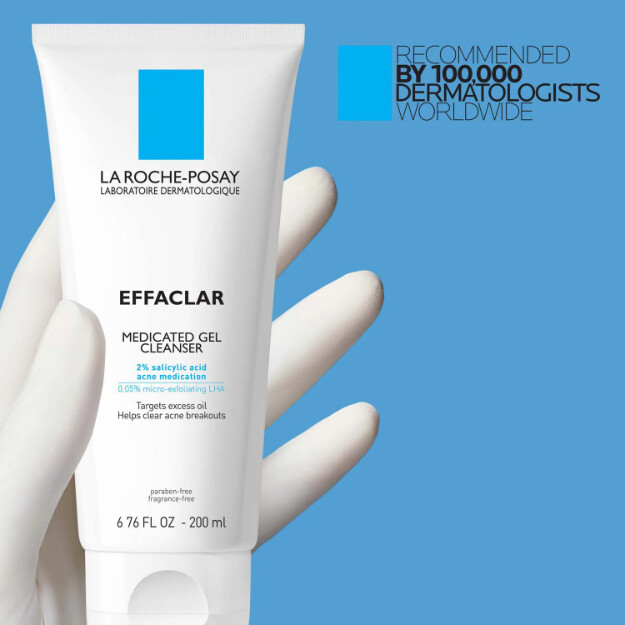 effaclar gel limpiador facial medicado para el acné clínicamente probado gel limpiador facial con Ácido salicílico para el acné recomendado por dermatólogos