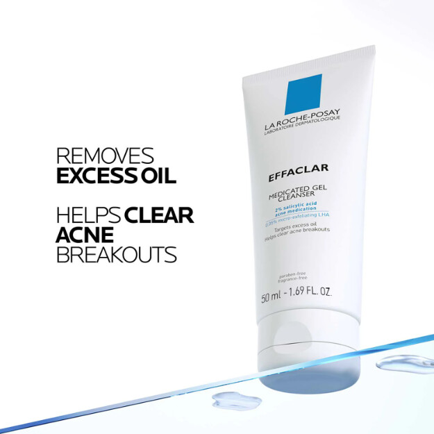 effaclar gel limpiador facial medicado para el acné clínicamente probado gel limpiador facial con Ácido salicílico para el acné recomendado por dermatólogos