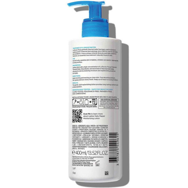 loción corporal lipikar para piel normal a seca loción corporal para piel normal a seca