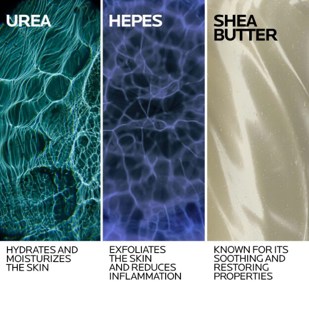 lipikar urea 10 loción suavizante para piel Áspera loción corporal exfoliante y suavizante con urea para piel escamosa Áspera y con granos