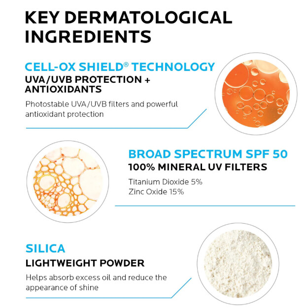 loción solar mineral suave anthelios spf 50 protector solar mineral para piel sensible