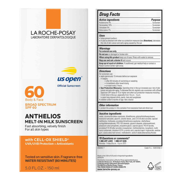 protector solar en leche fundente anthelios spf 60 nuestro mejor protector solar para rostro y cuerpo