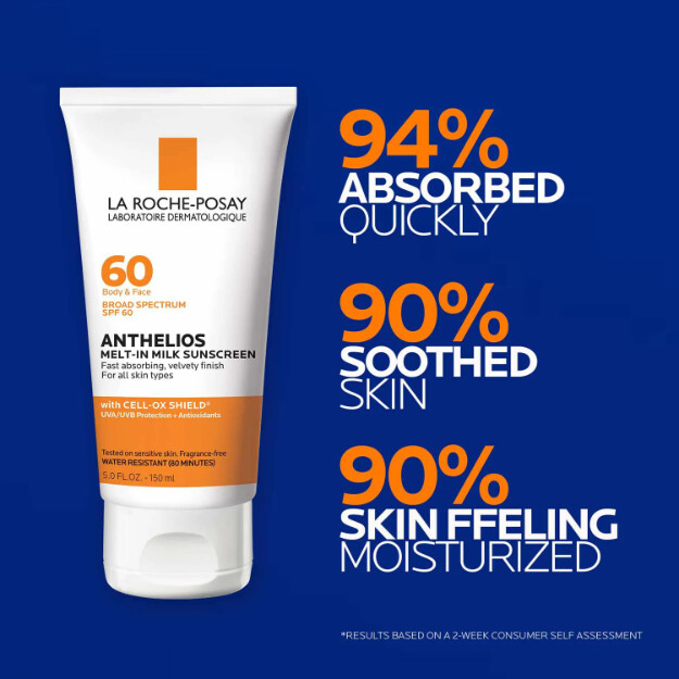 protector solar en leche fundente anthelios spf 60 nuestro mejor protector solar para rostro y cuerpo