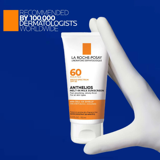 protector solar en leche fundente anthelios spf 60 nuestro mejor protector solar para rostro y cuerpo