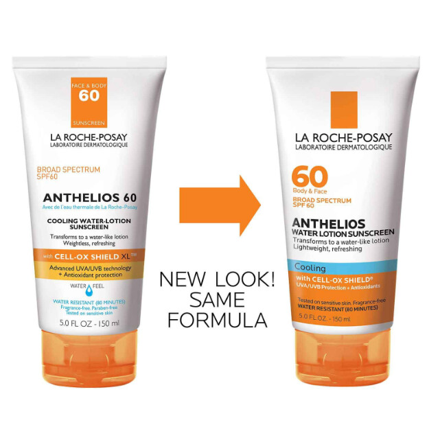 loción solar refrescante anthelios spf 60 loción solar para rostro y cuerpo