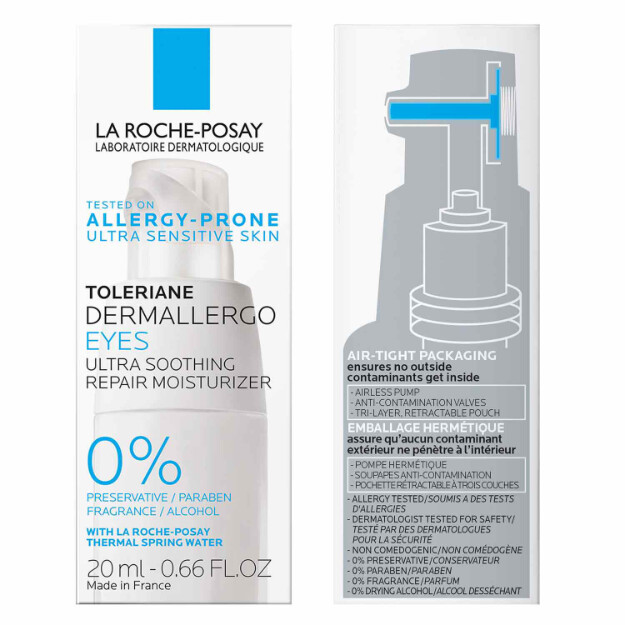 toleriane dermallergo crema para el contorno de ojos crema ultra para el contorno de ojos probada en pieles con tendencia alérgica