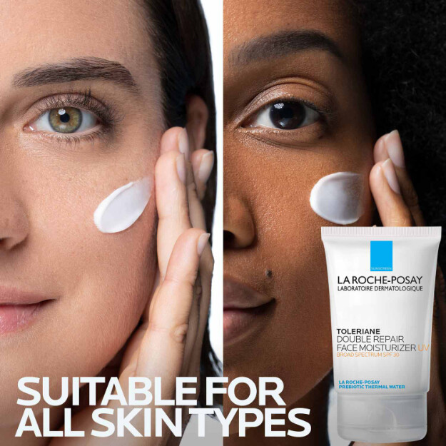 crema hidratante facial toleriane double repair con spf crema hidratante facial con spf