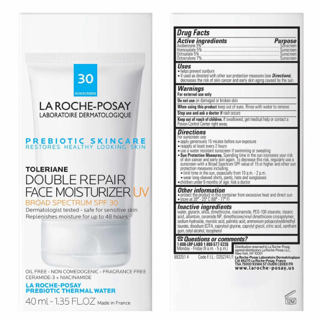 crema hidratante facial toleriane double repair con spf crema hidratante facial con spf