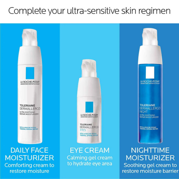 toleriane dermallergo crema hidratante de noche hidratante nocturno ultra probado en pieles propensas a alergias