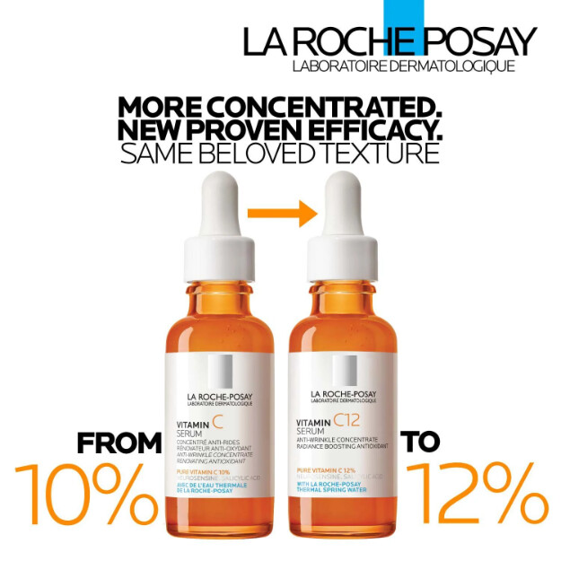 sérum de vitamina c12 sérum dermatológico antiedad con 12 de vitamina c pura. fórmula hipoalergénica.