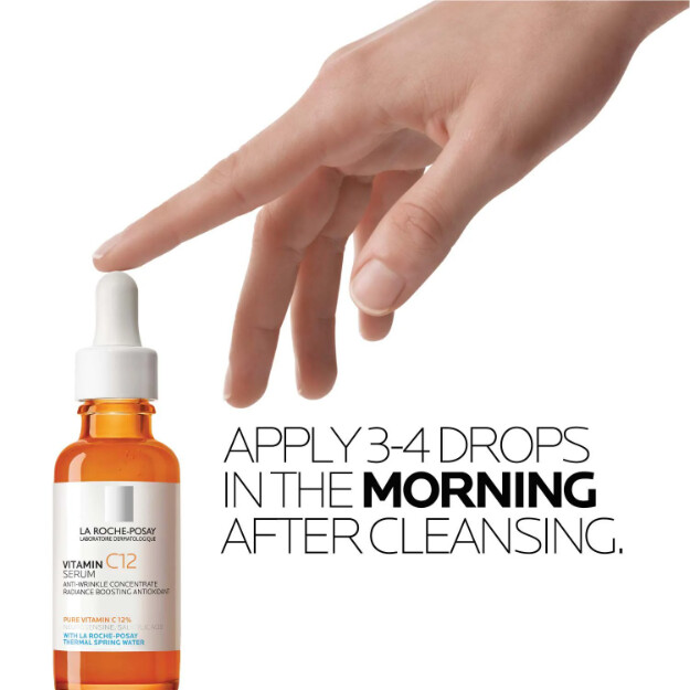 sérum de vitamina c12 sérum dermatológico antiedad con 12 de vitamina c pura. fórmula hipoalergénica.