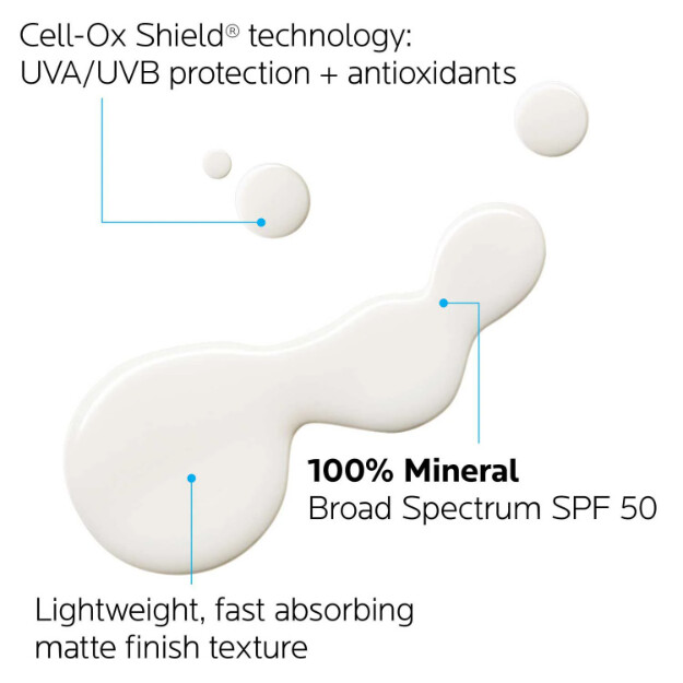 protector solar facial anthelios con óxido de zinc mineral spf 50 protector solar facial con óxido de zinc mineral
