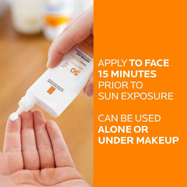 protector solar facial anthelios con óxido de zinc mineral spf 50 protector solar facial con óxido de zinc mineral