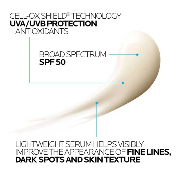 sérum antioxidante anthelios aox con protección solar spf 50 sérum antioxidante diario con protección solar