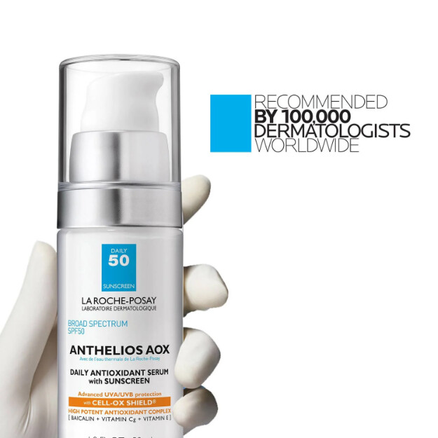 sérum antioxidante anthelios aox con protección solar spf 50 sérum antioxidante diario con protección solar