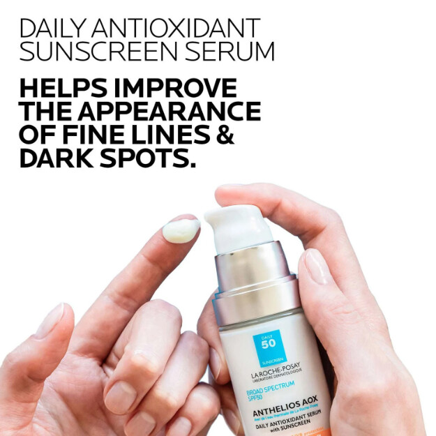 sérum antioxidante anthelios aox con protección solar spf 50 sérum antioxidante diario con protección solar