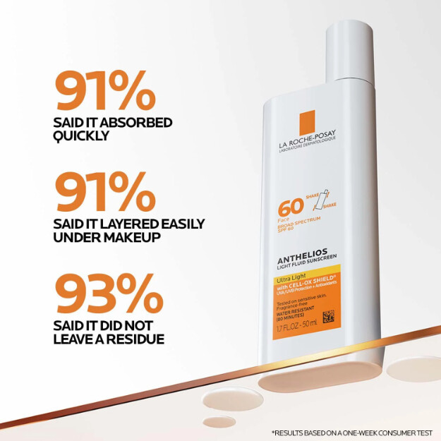 protector solar facial fluido ultraligero anthelios spf 60 protector solar facial ligero