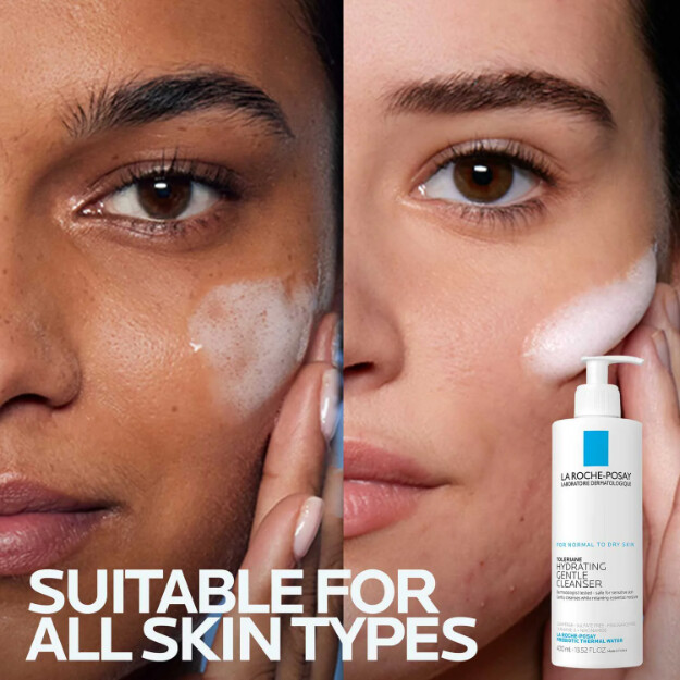 toleriane limpiador facial suave e hidratante clínicamente probado limpiador facial recomendado por dermatólogos para piel normal a seca