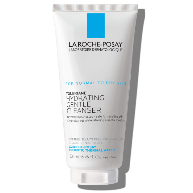 toleriane limpiador facial suave e hidratante clínicamente probado limpiador facial recomendado por dermatólogos para piel normal a seca
