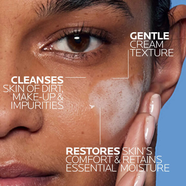 toleriane limpiador facial suave e hidratante clínicamente probado limpiador facial recomendado por dermatólogos para piel normal a seca