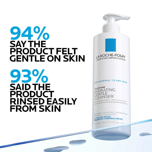 toleriane limpiador facial suave e hidratante clínicamente probado limpiador facial recomendado por dermatólogos para piel normal a seca